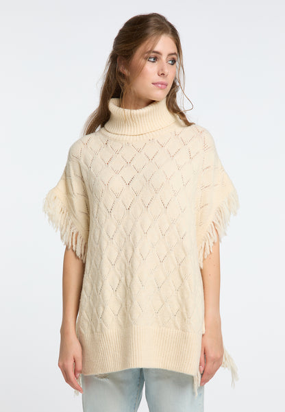 IZIA women's knit poncho