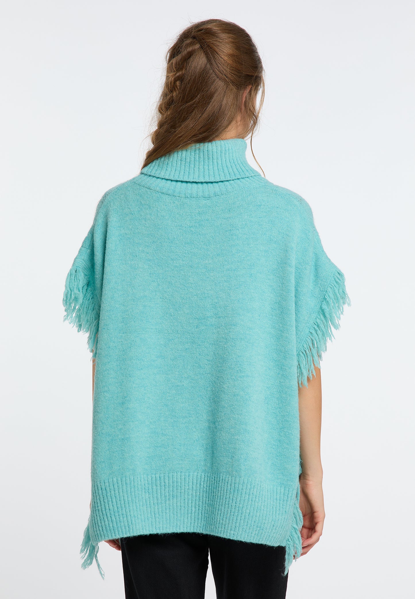 IZIA women's knit poncho