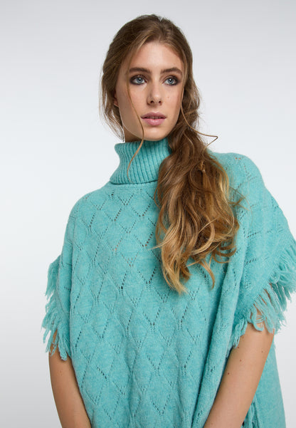 IZIA women's knit poncho