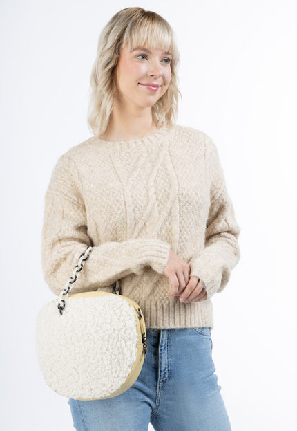 myMo Women's Bag With Teddy Fur
