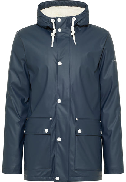 DreiMaster Maritim men's rain jacket with teddy lining