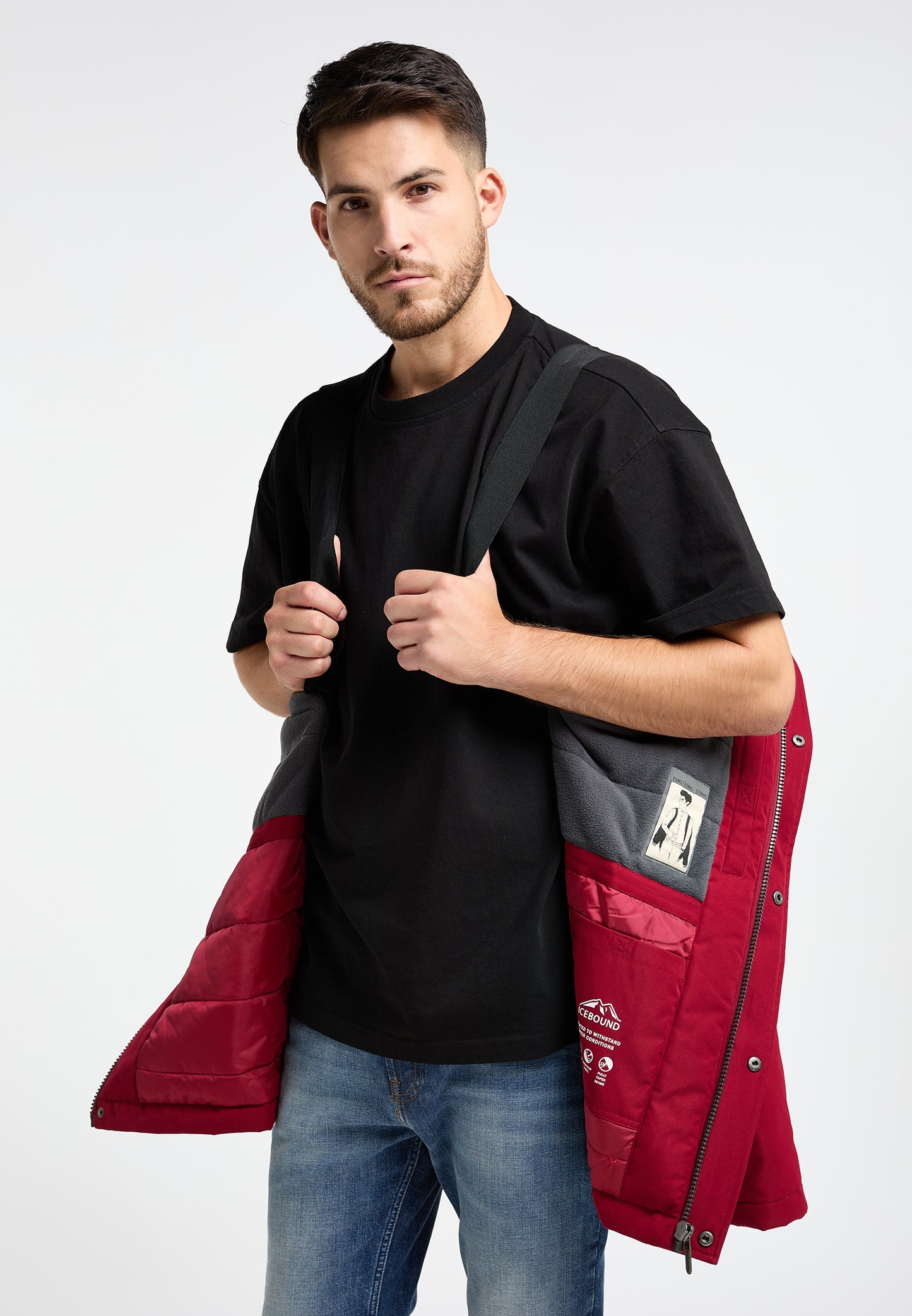 ICEBOUND men's padded winter jacket