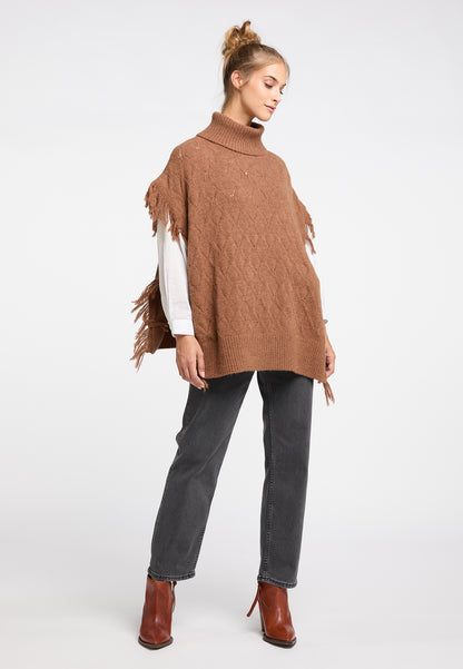 IZIA women's knit poncho
