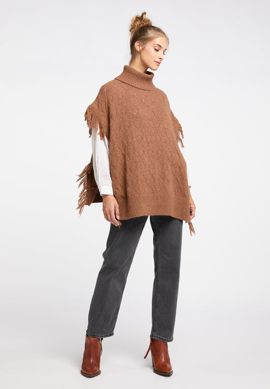IZIA women's knit poncho