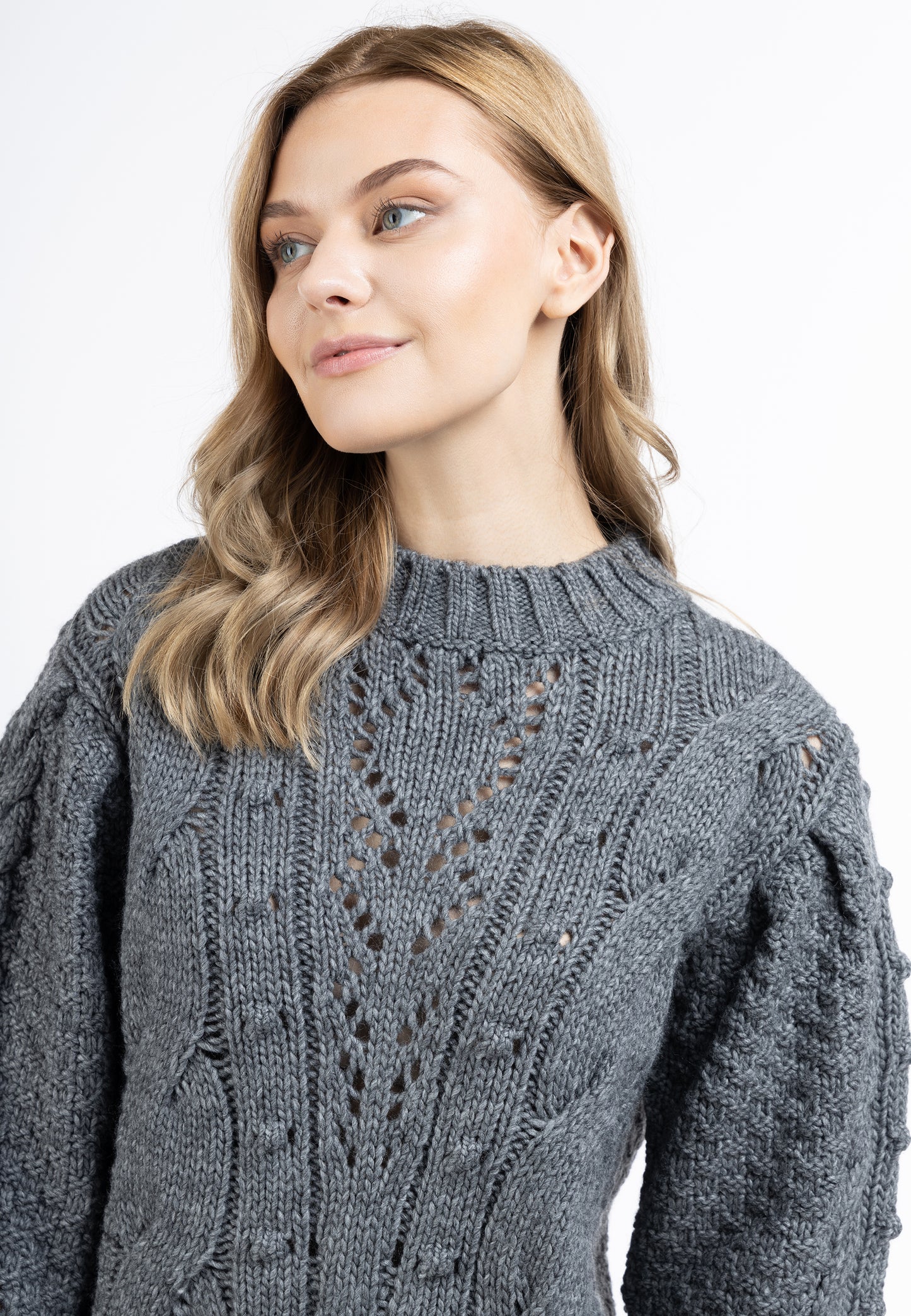 DreiMaster Vintage damski sweter dzianinowy