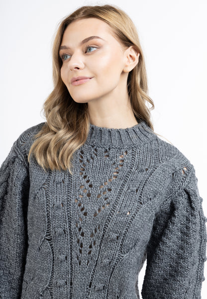 DreiMaster Vintage damski sweter dzianinowy