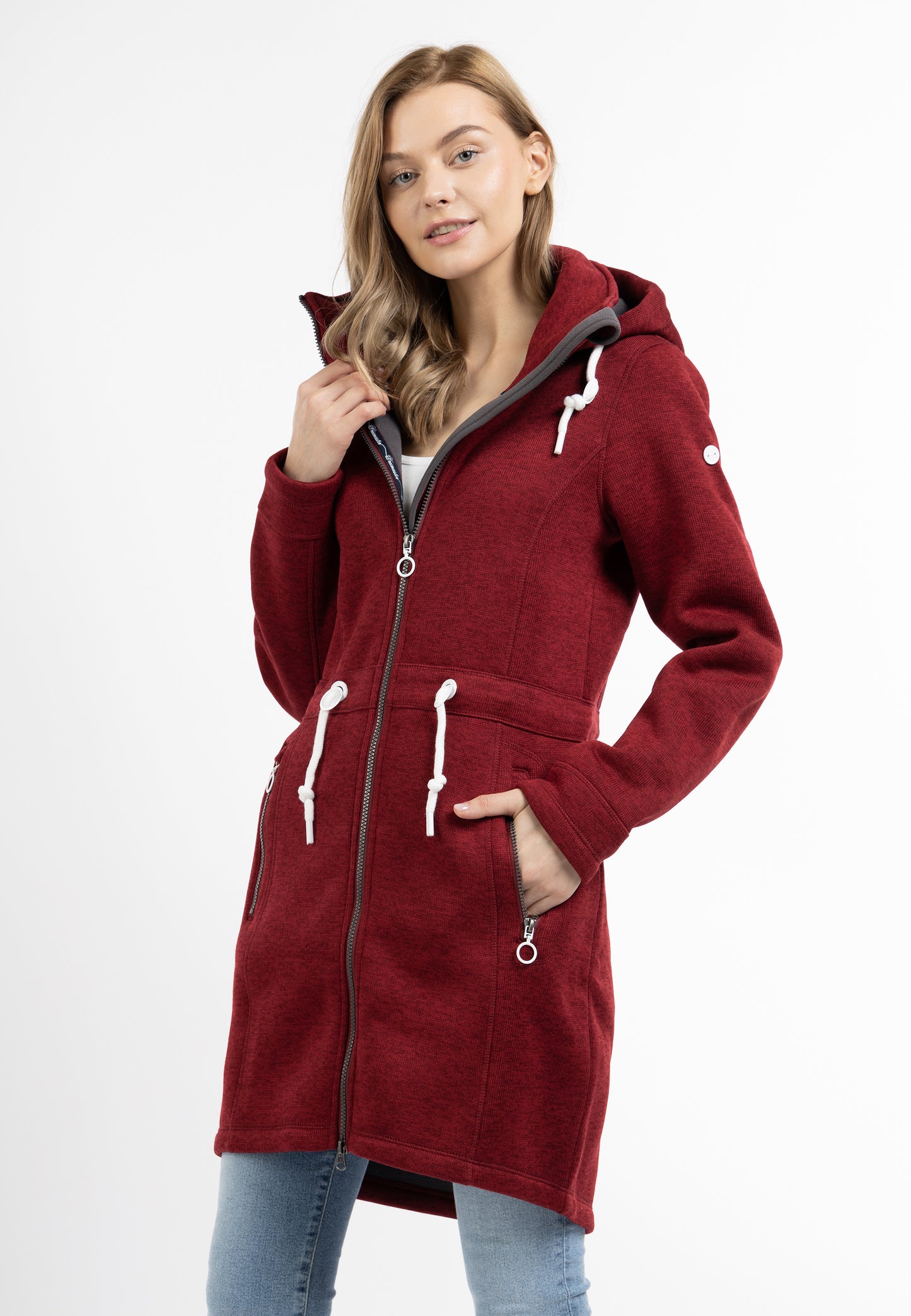 DreiMaster Maritim women's knit fleece coat