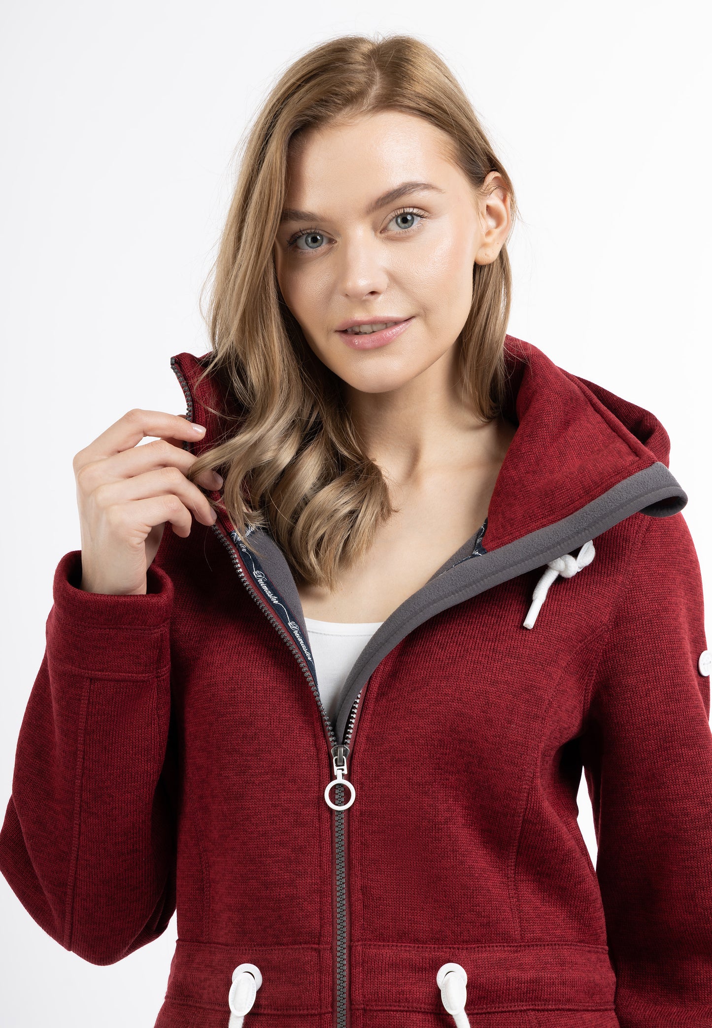 DreiMaster Maritim women's knit fleece coat