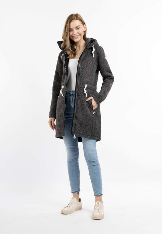 DreiMaster Maritim women's knit fleece coat