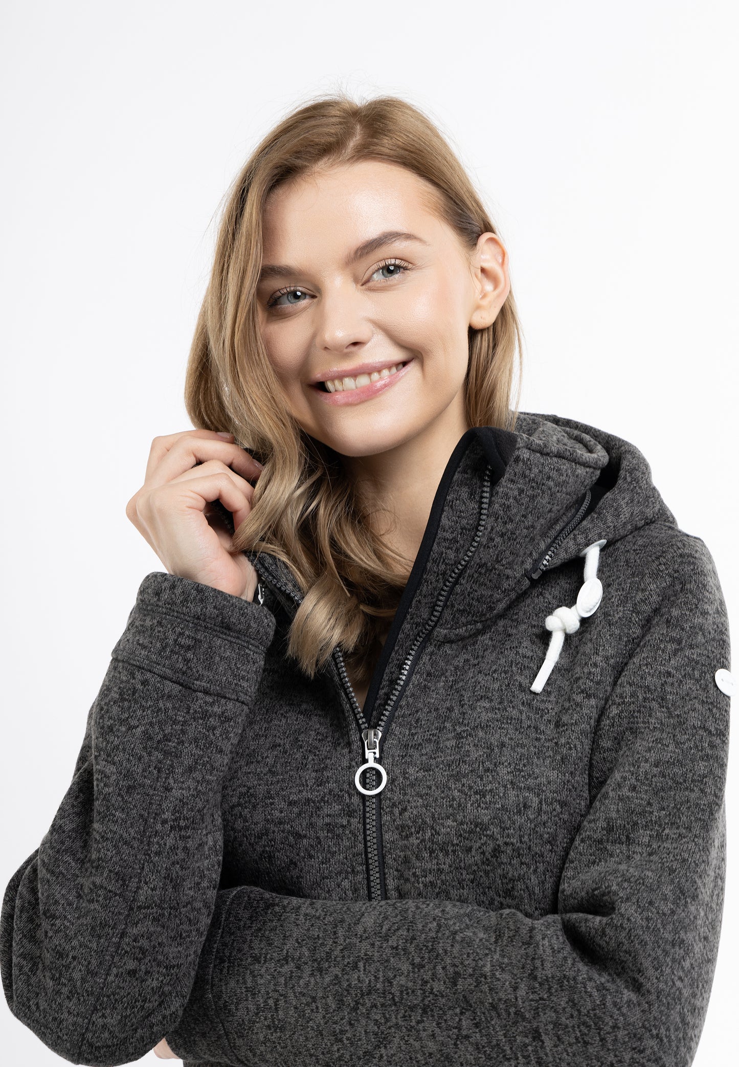 DreiMaster Maritim women's knit fleece coat