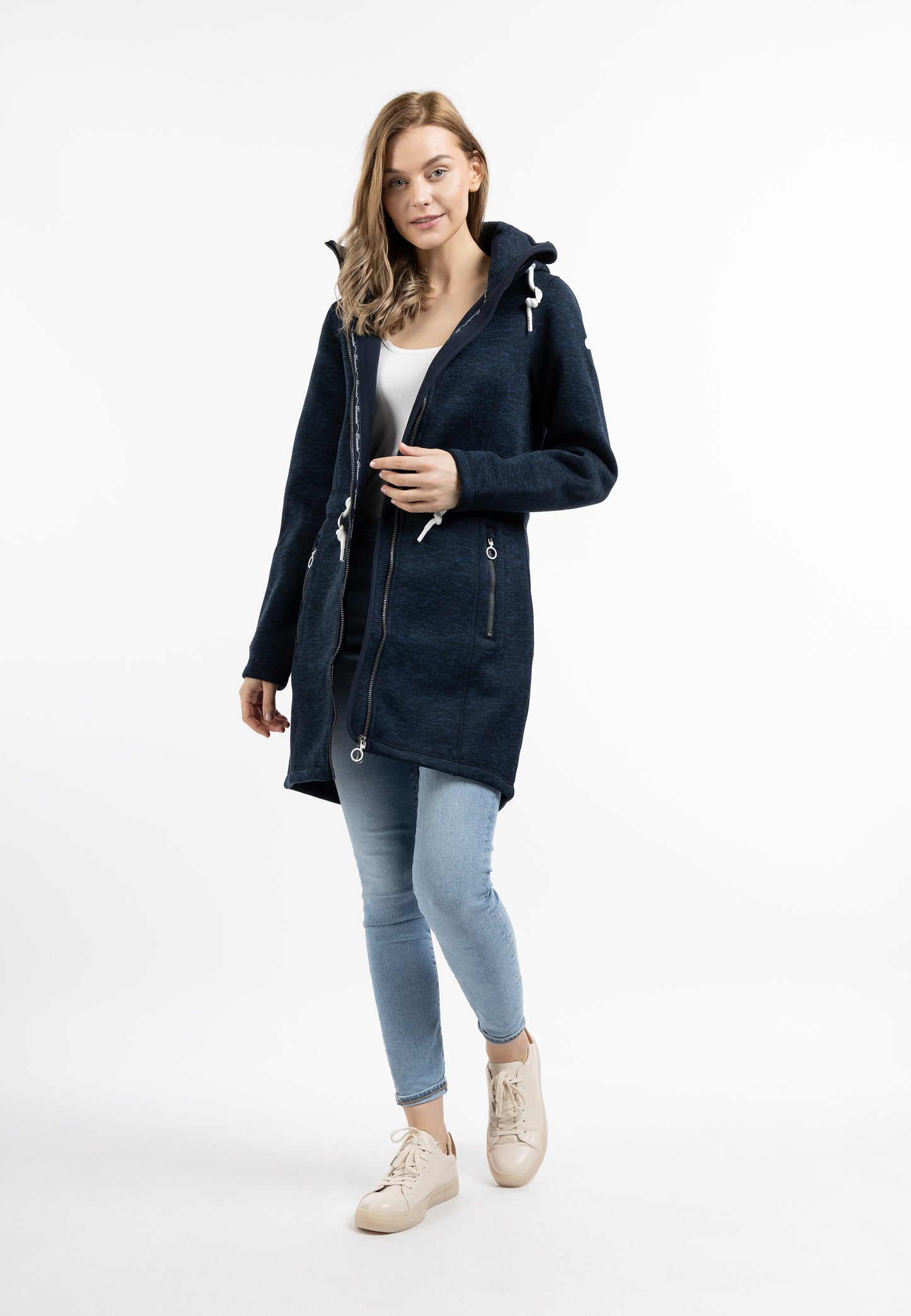 DreiMaster Maritim women's knit fleece coat