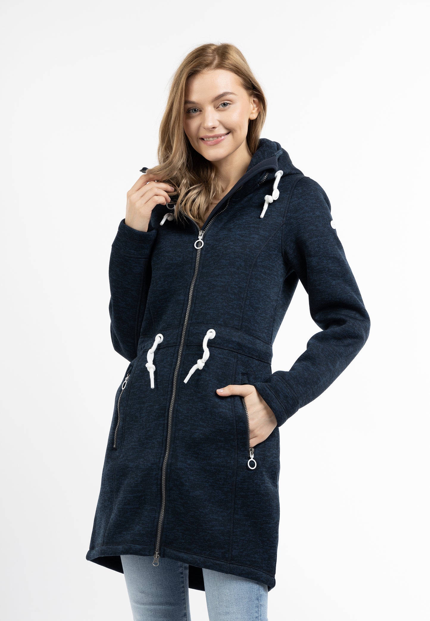 DreiMaster Maritim women's knit fleece coat