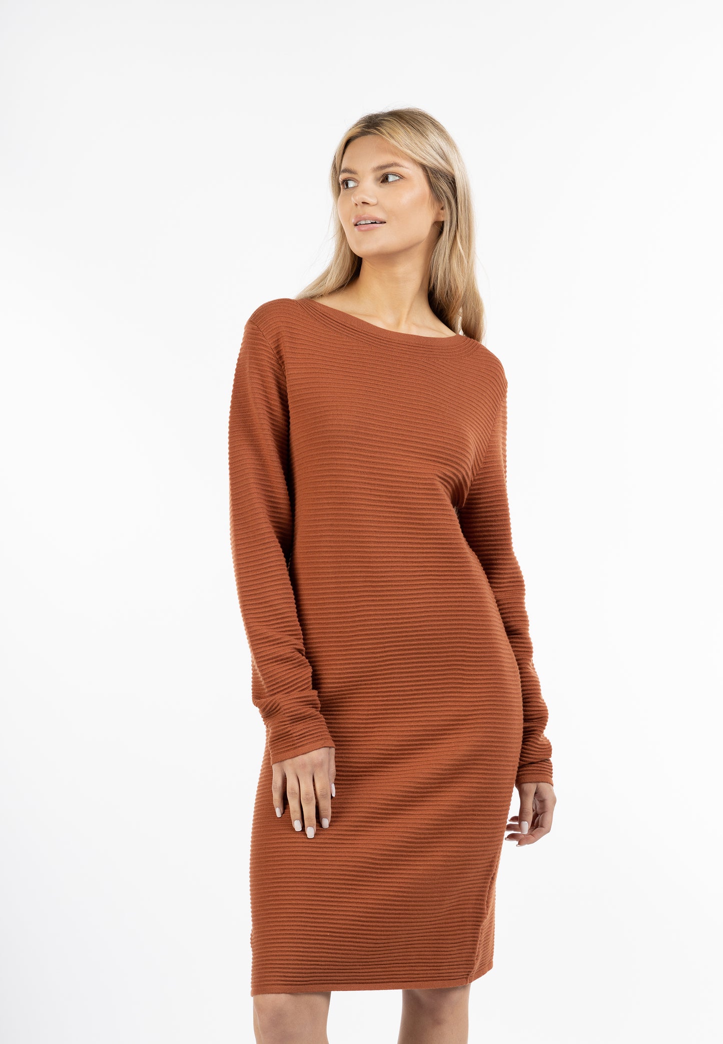 usha WHITE LABEL women's knit dress