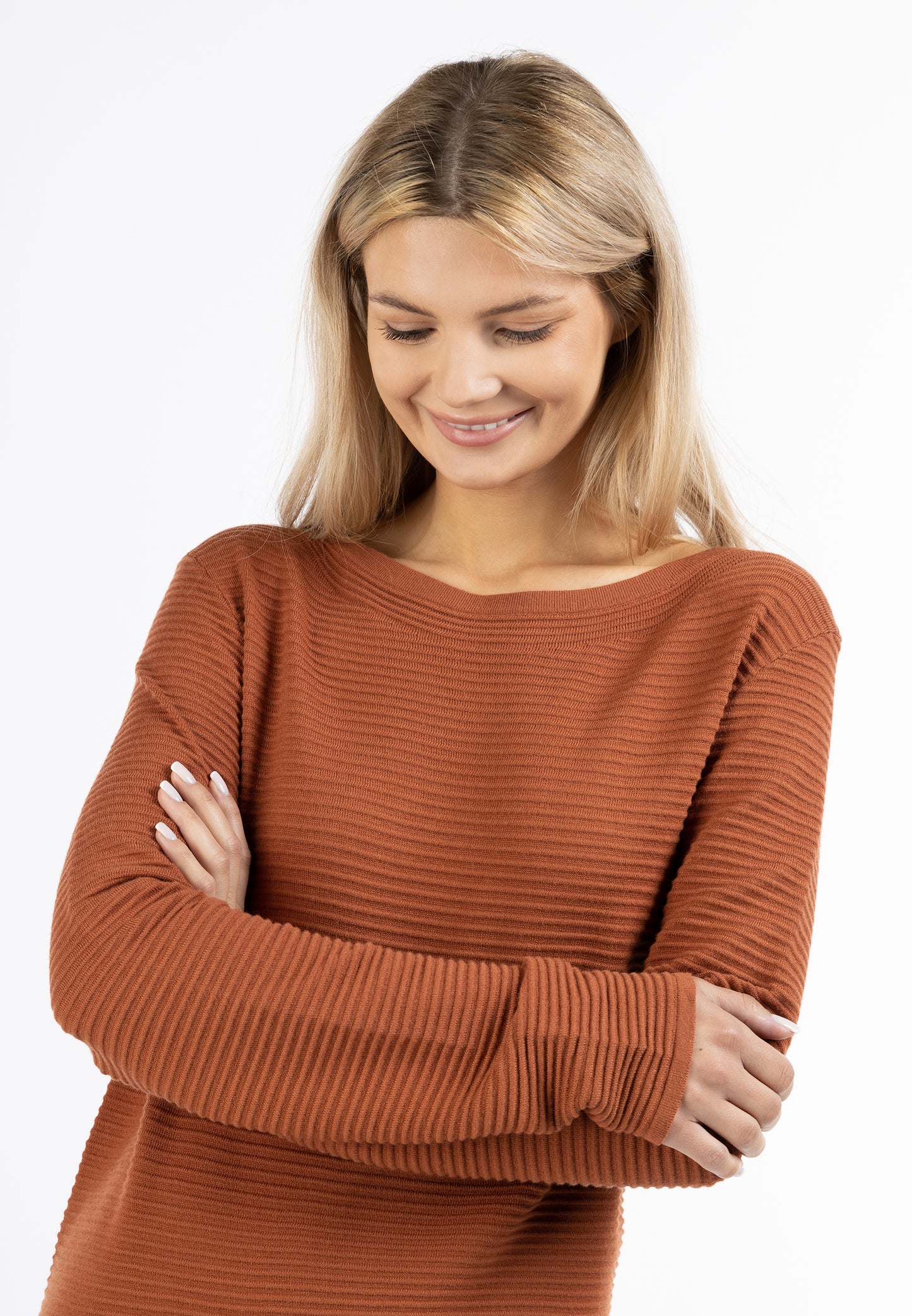 usha WHITE LABEL women's knit dress
