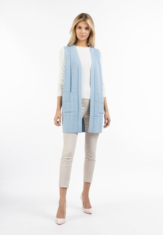 usha WHITE LABEL women's knitted vest long