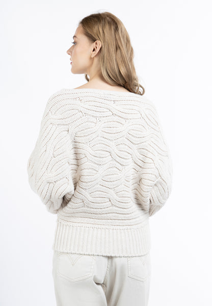 DreiMaster Vintage damski sweter z dzianiny