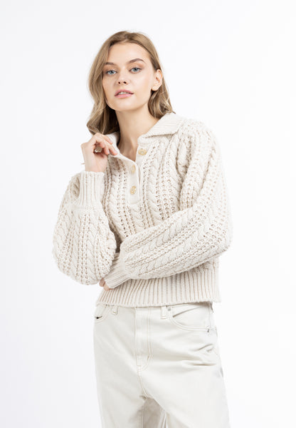 DreiMaster Vintage damski sweter dzianinowy