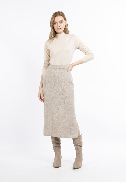 DreiMaster Vintage women's knit midi skirt