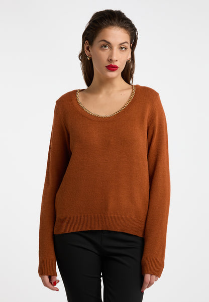 faina damski sweter dzianinowy