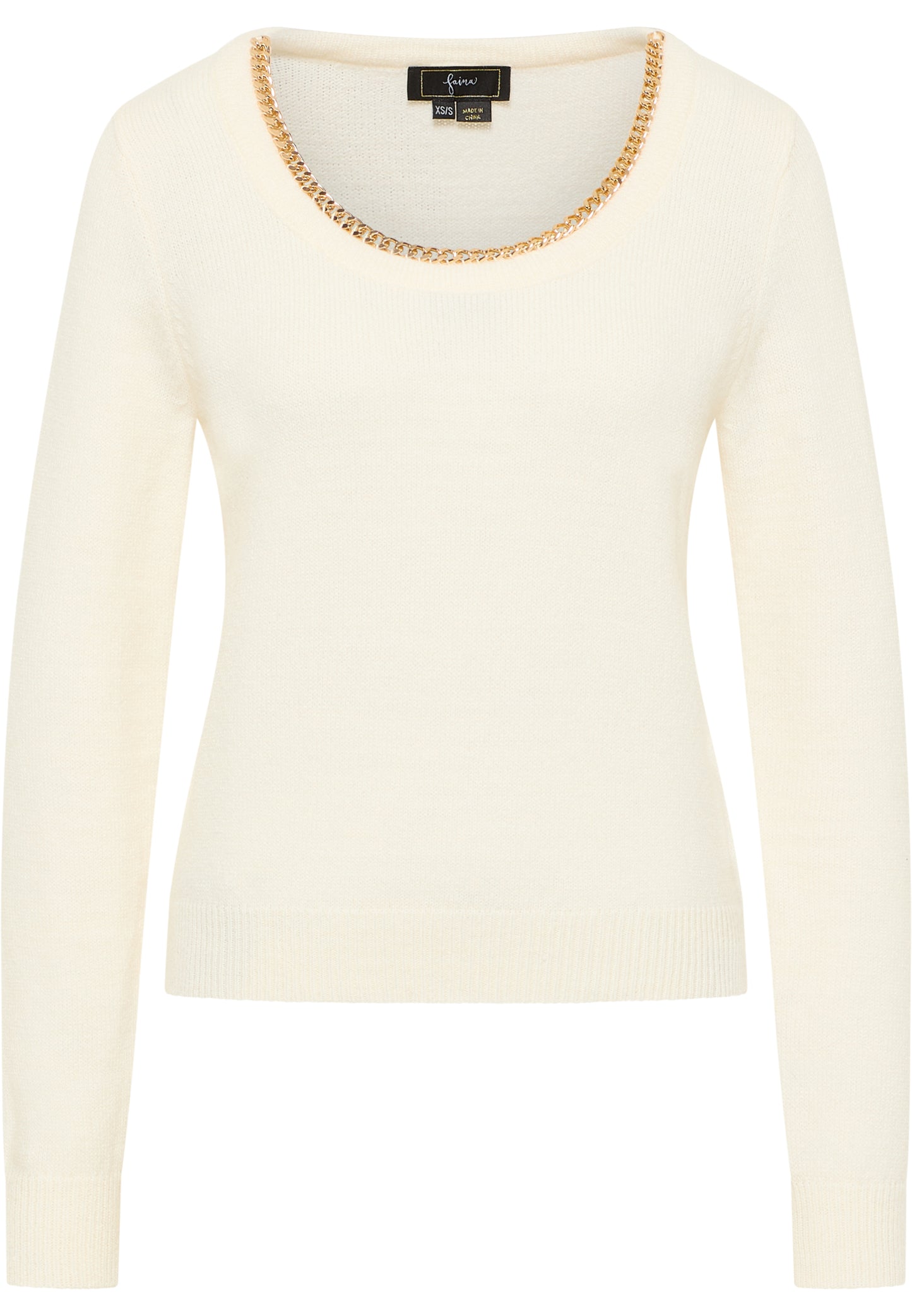 faina damski sweter dzianinowy