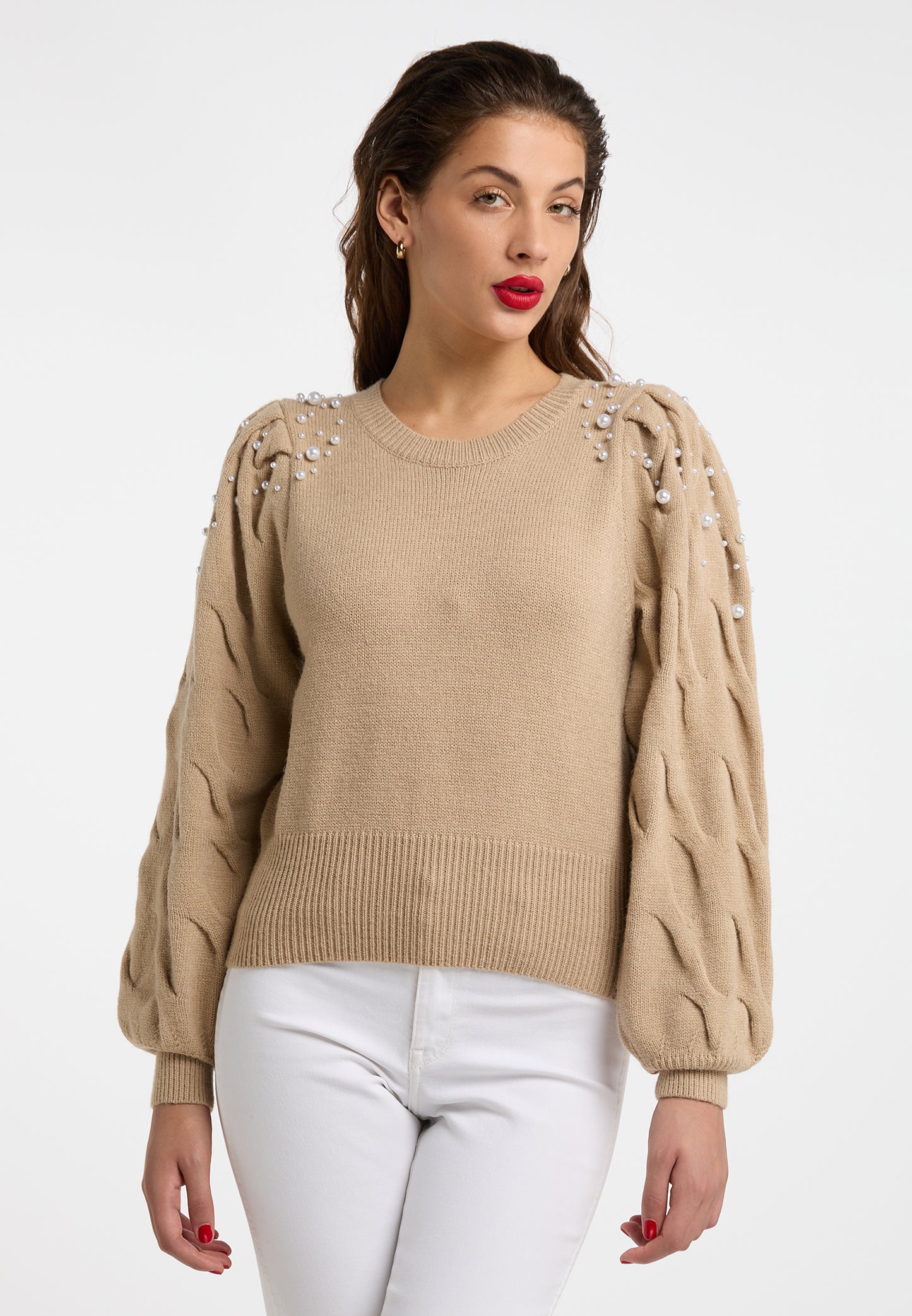 faina damski sweter dzianinowy