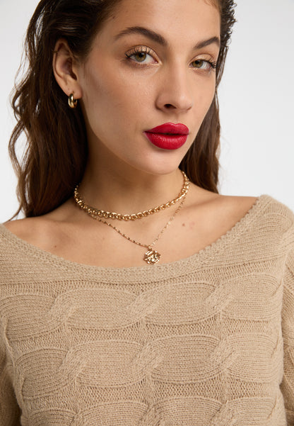 faina women's knitted sweater