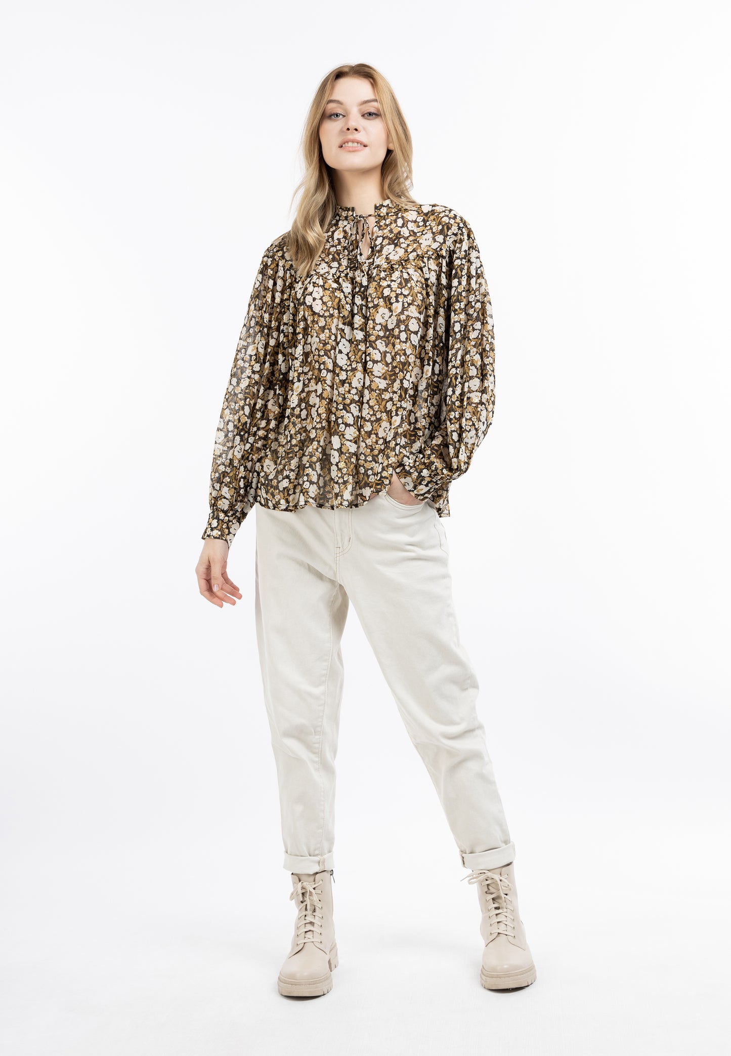 DreiMaster Vintage women's long sleeve blouse