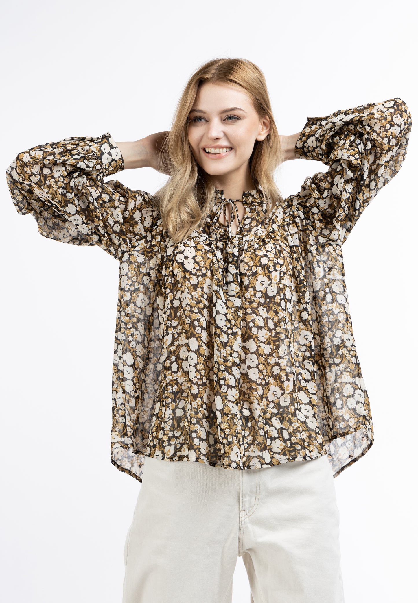 DreiMaster Vintage women's long sleeve blouse