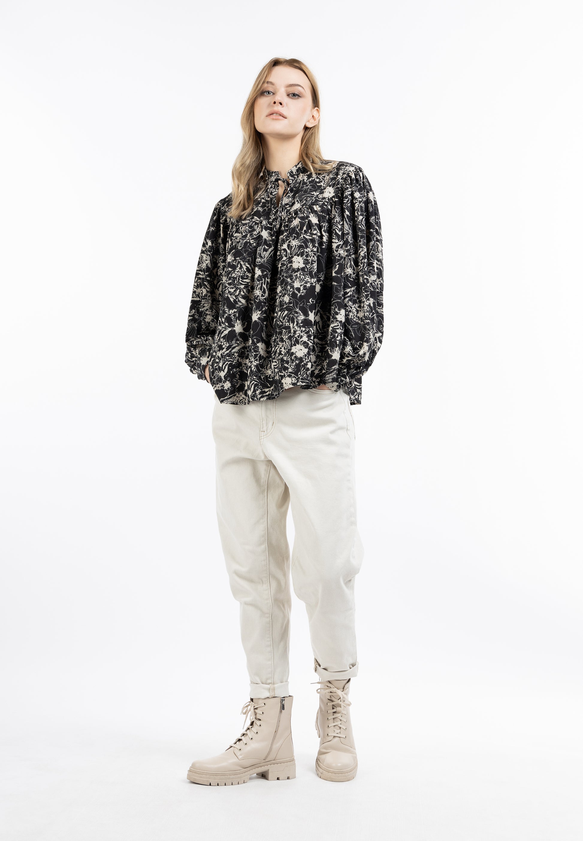 DreiMaster Vintage women's long sleeve blouse