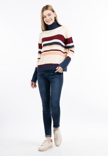 DreiMaster Maritim women's knit turtleneck sweater