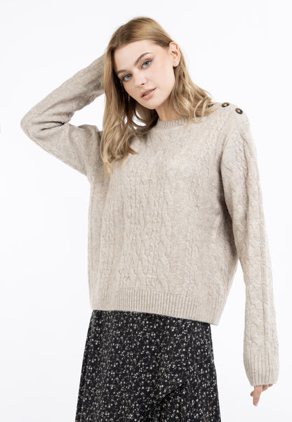 DreiMaster Vintage damski sweter dzianinowy