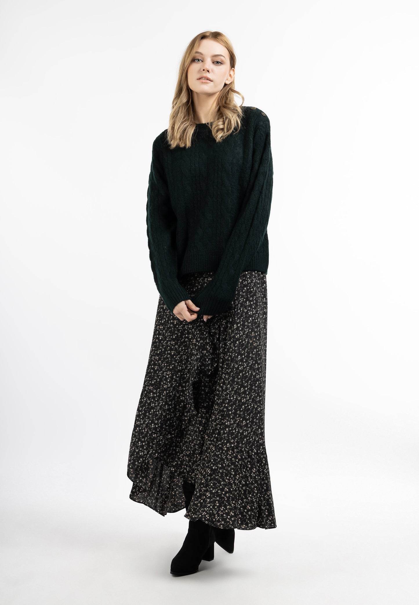 DreiMaster Vintage damski sweter dzianinowy