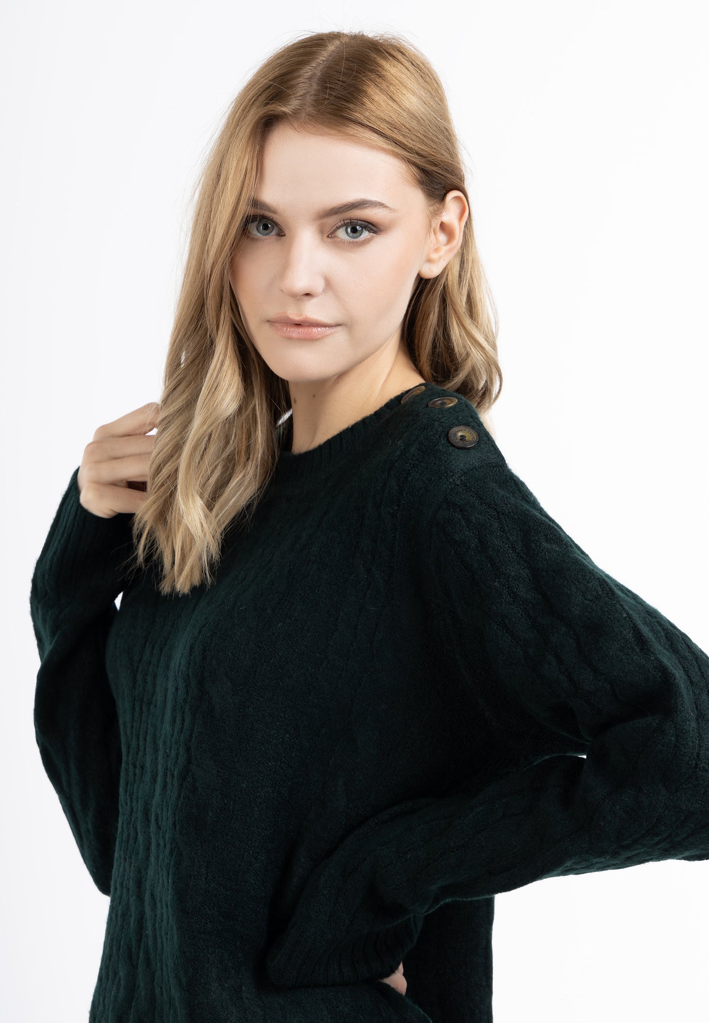 DreiMaster Vintage damski sweter dzianinowy