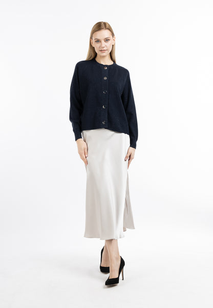 DreiMaster Klassik women's cardigan with Button