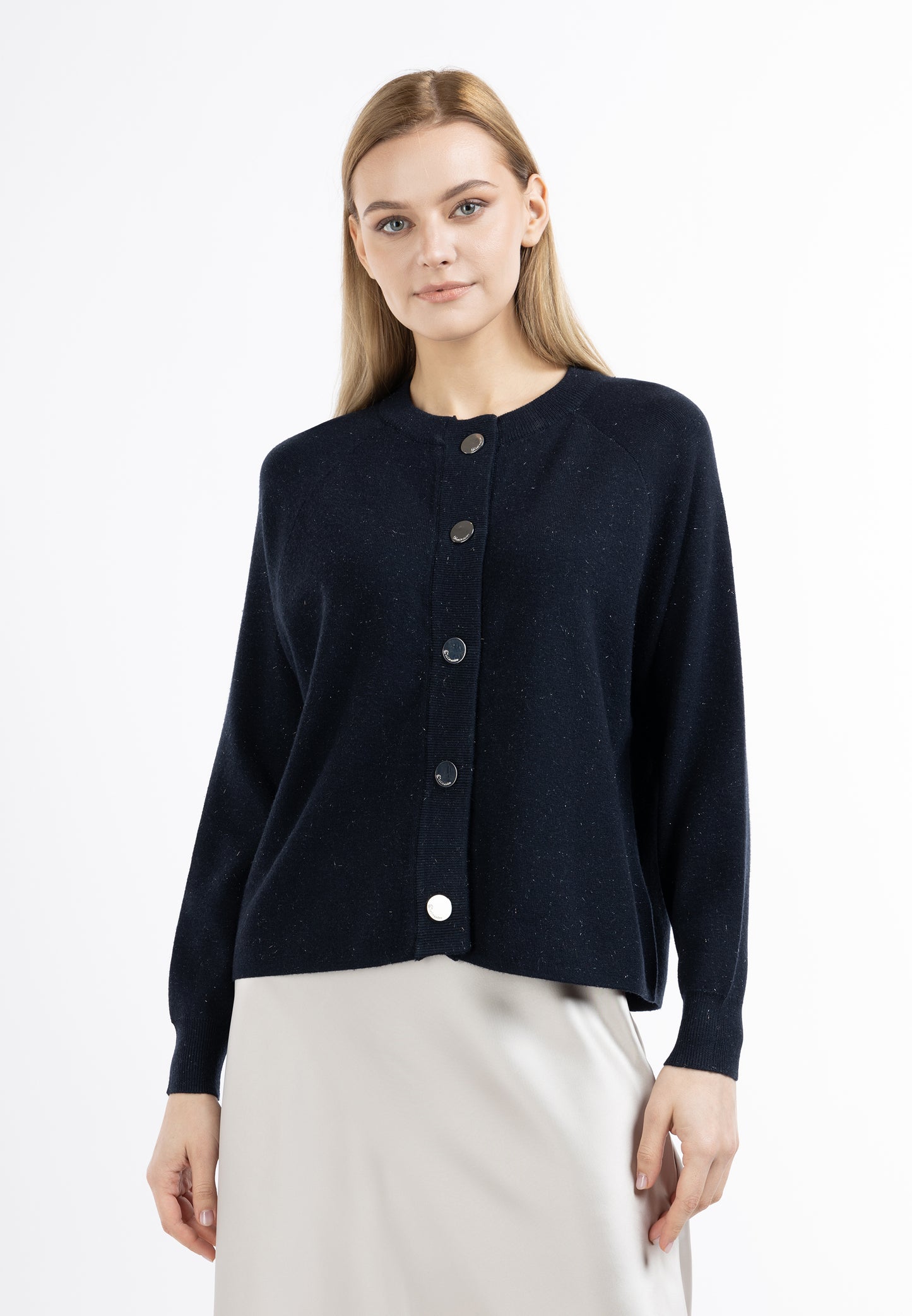 DreiMaster Klassik women's cardigan with Button
