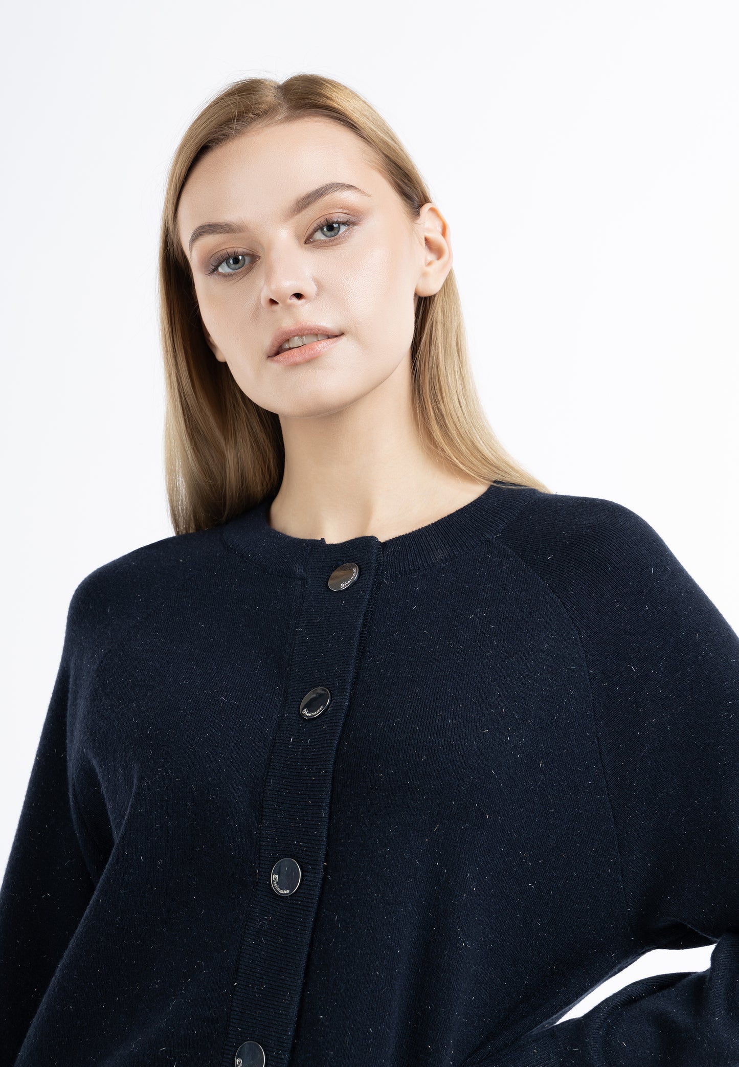 DreiMaster Klassik women's cardigan with Button