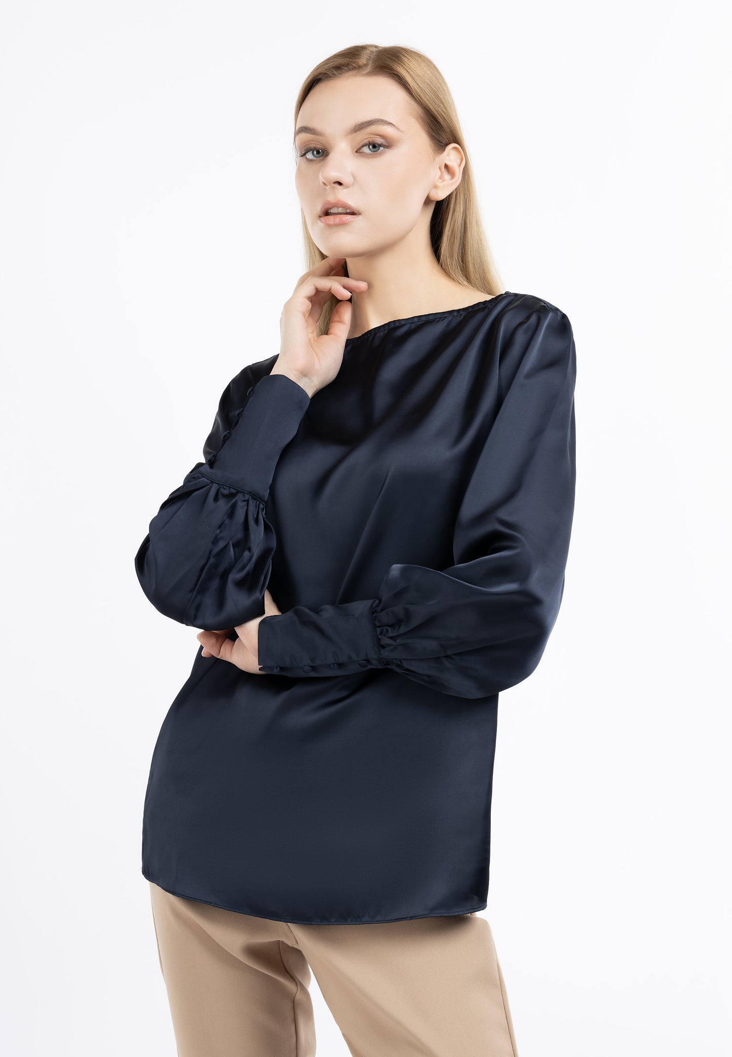 DreiMaster Klassik women's long sleeve blouse