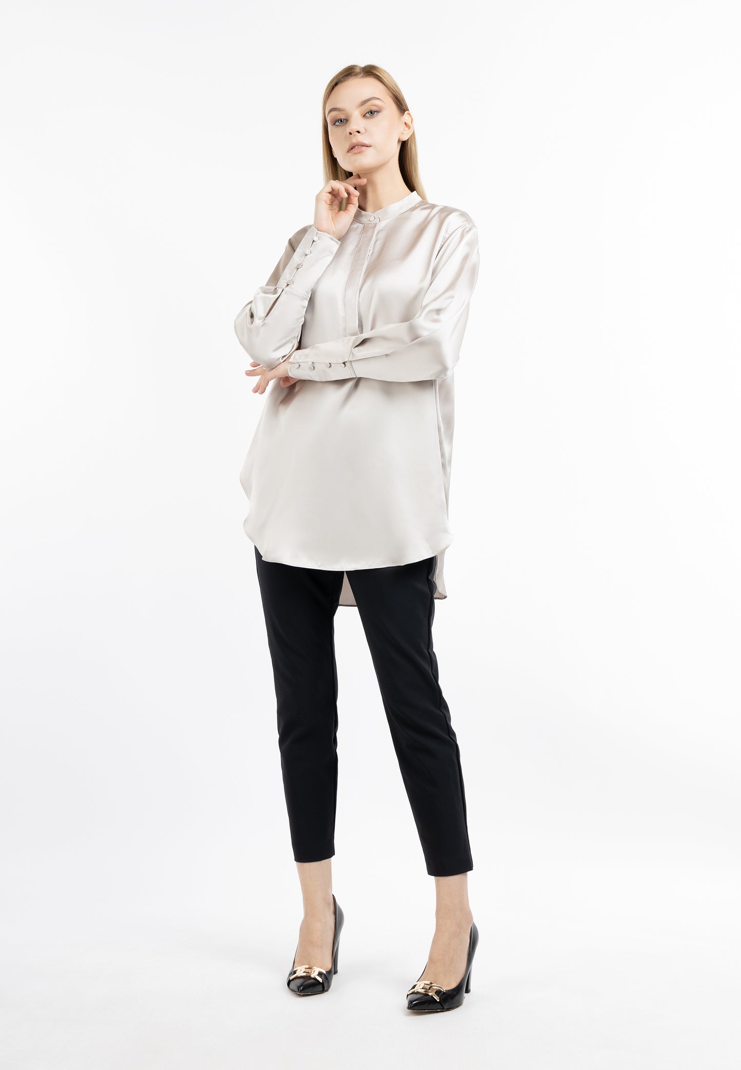 DreiMaster Klassik women's long sleeve blouse