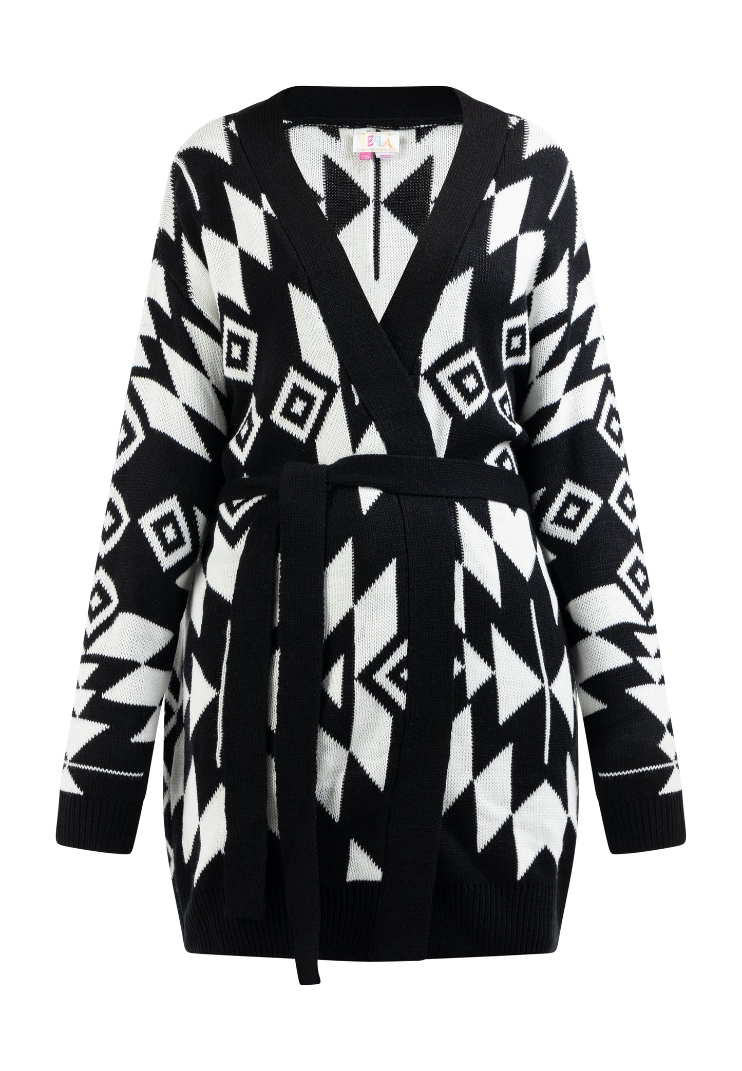 IZIA women's open knit cardigan