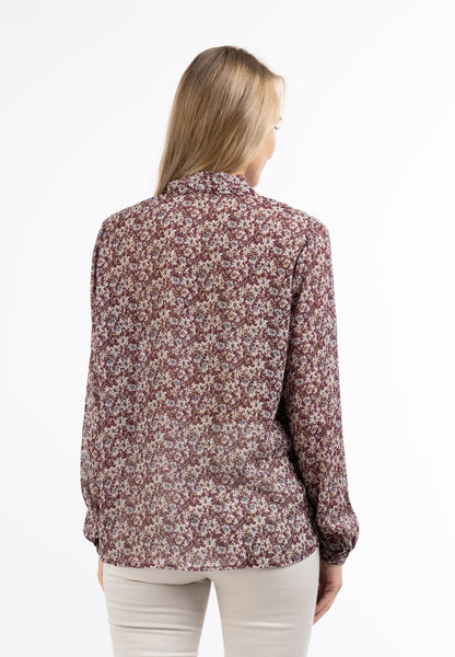 usha women's long sleeve blouse