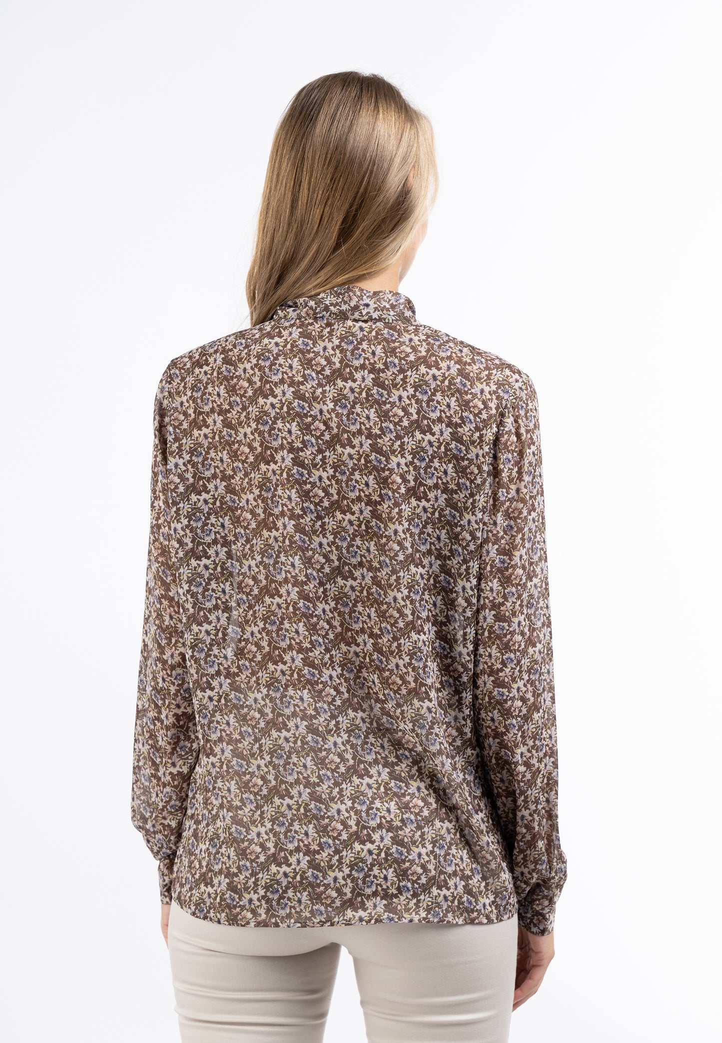 usha women's long sleeve blouse