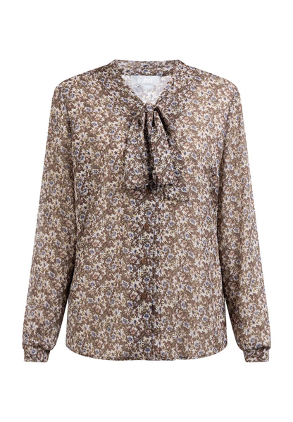 usha women's long sleeve blouse