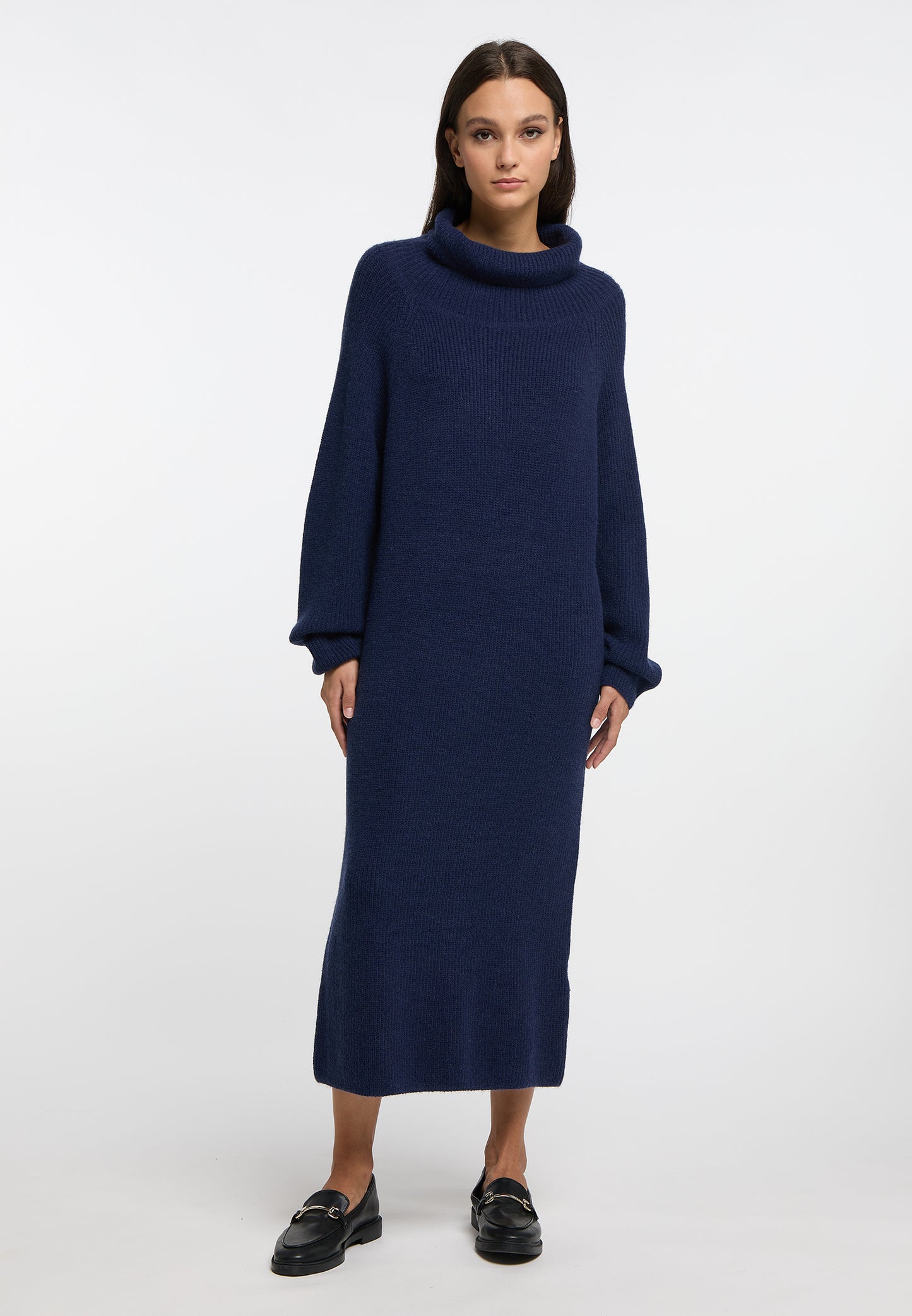 RISA women's knit long sleeve midi dress
