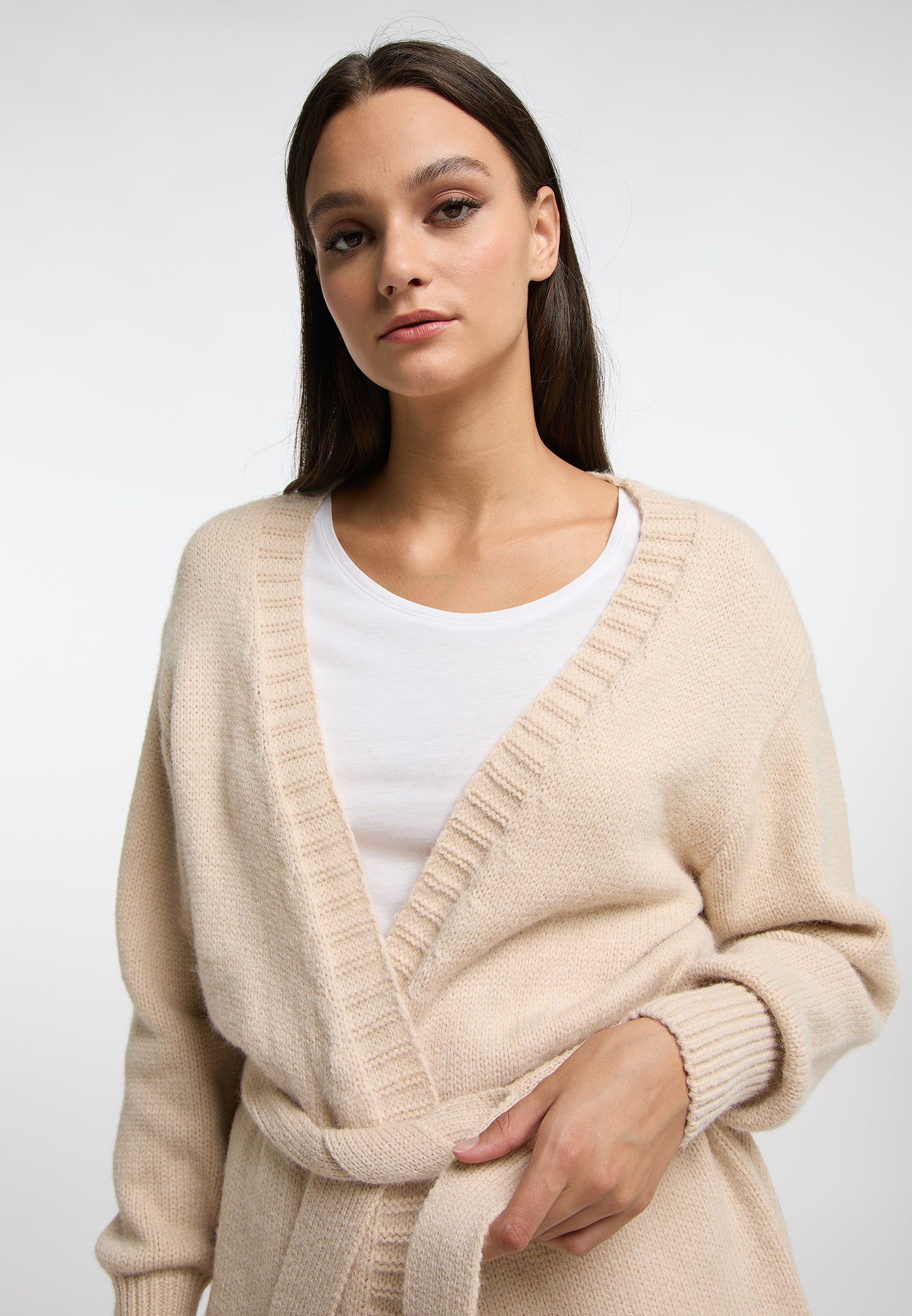 RISA women's knit Long cardigan