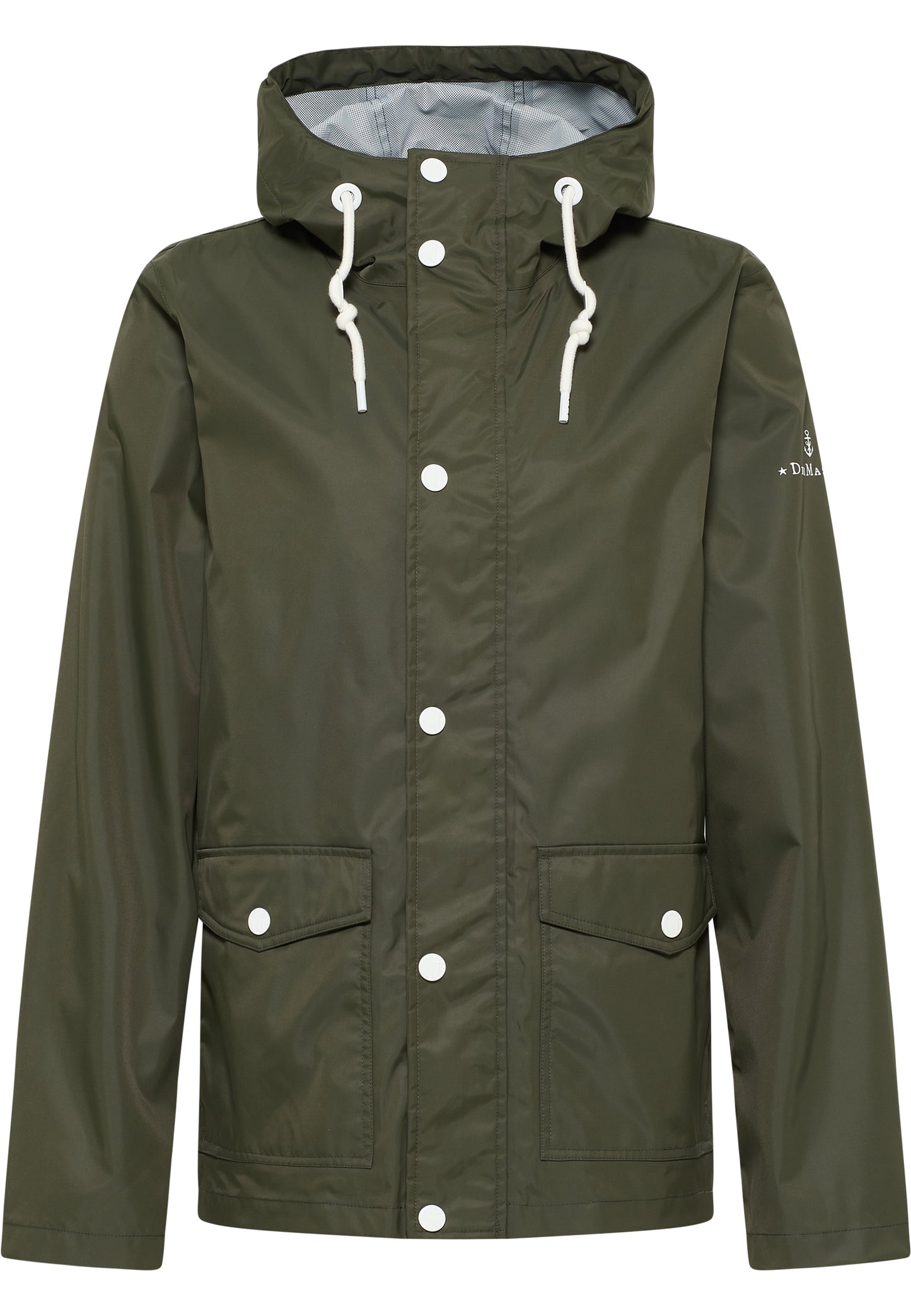 DreiMaster Maritim men's rain jacket with A Subtle print On The Back Of The Outer Fabric