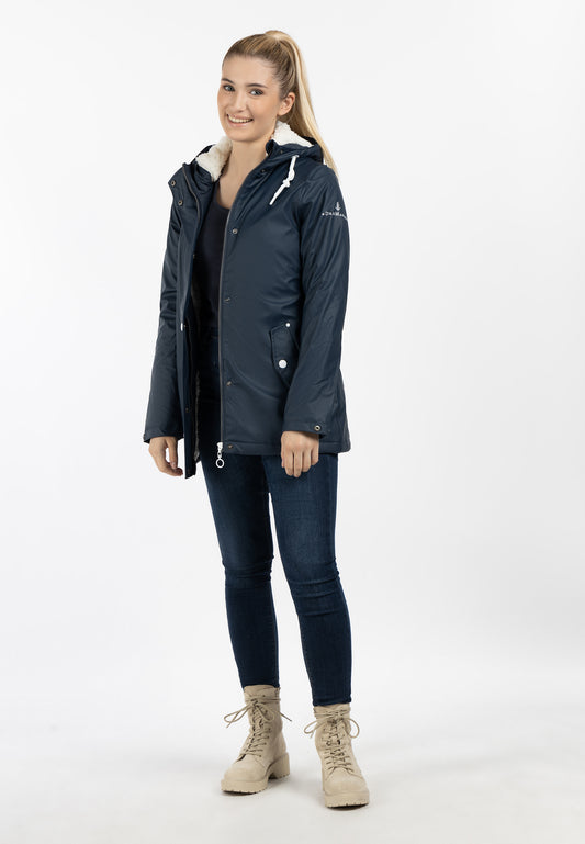 DreiMaster Maritim women's rain jacket with teddy lining
