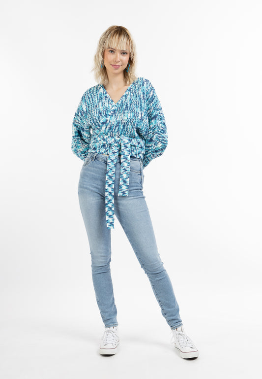 myMo women's knit wrap jacket