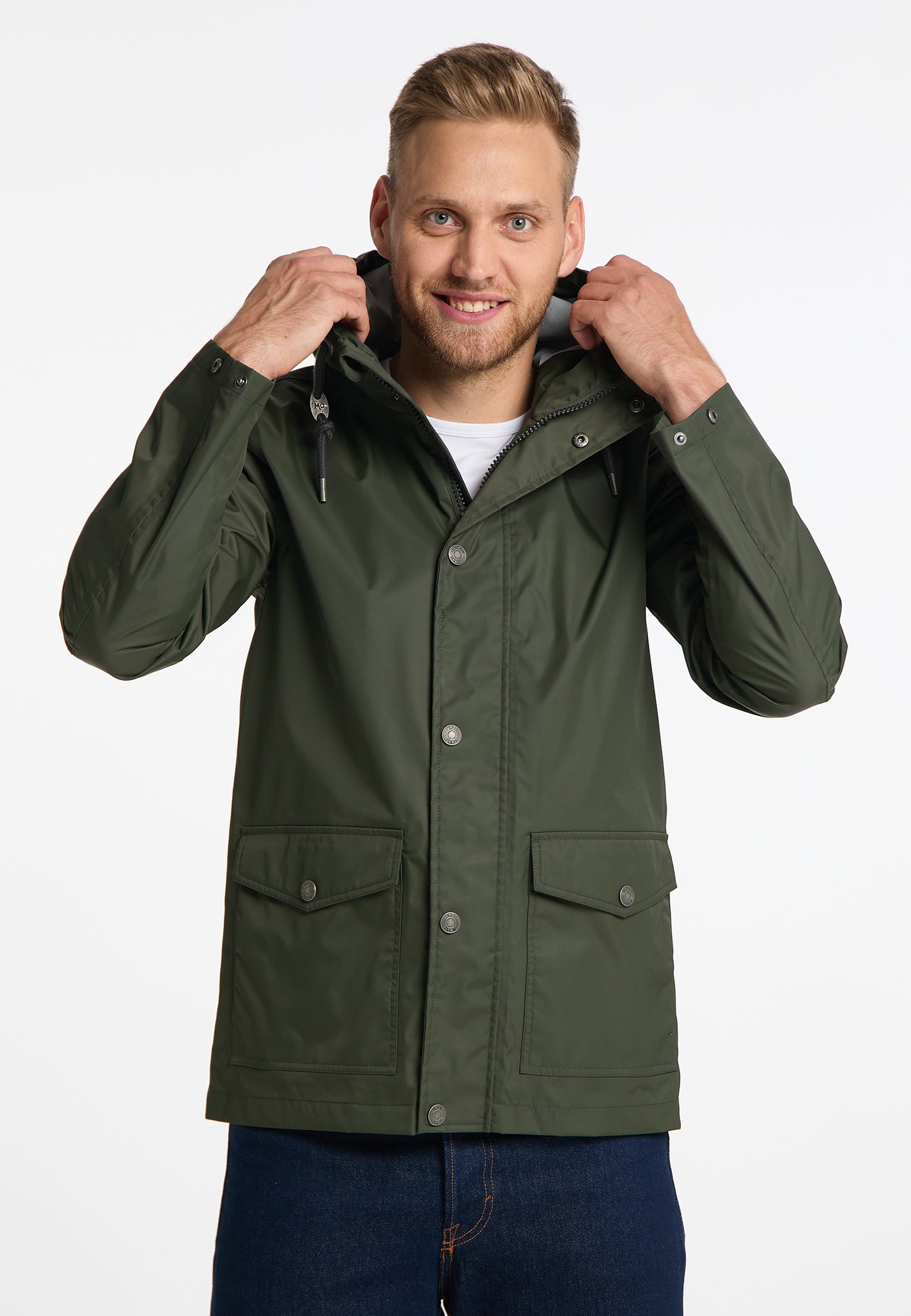 Mo men's rain jacket with Interior print