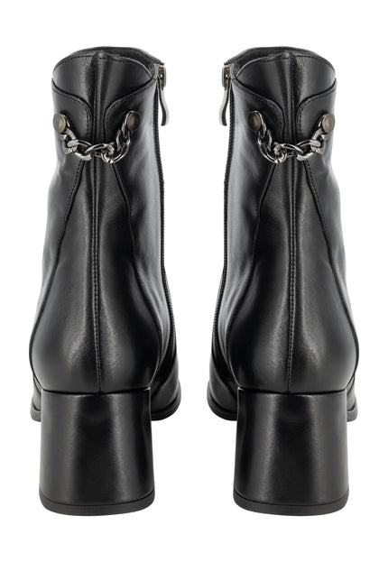 DreiMaster Klassik Women's Leather Ankle Boots