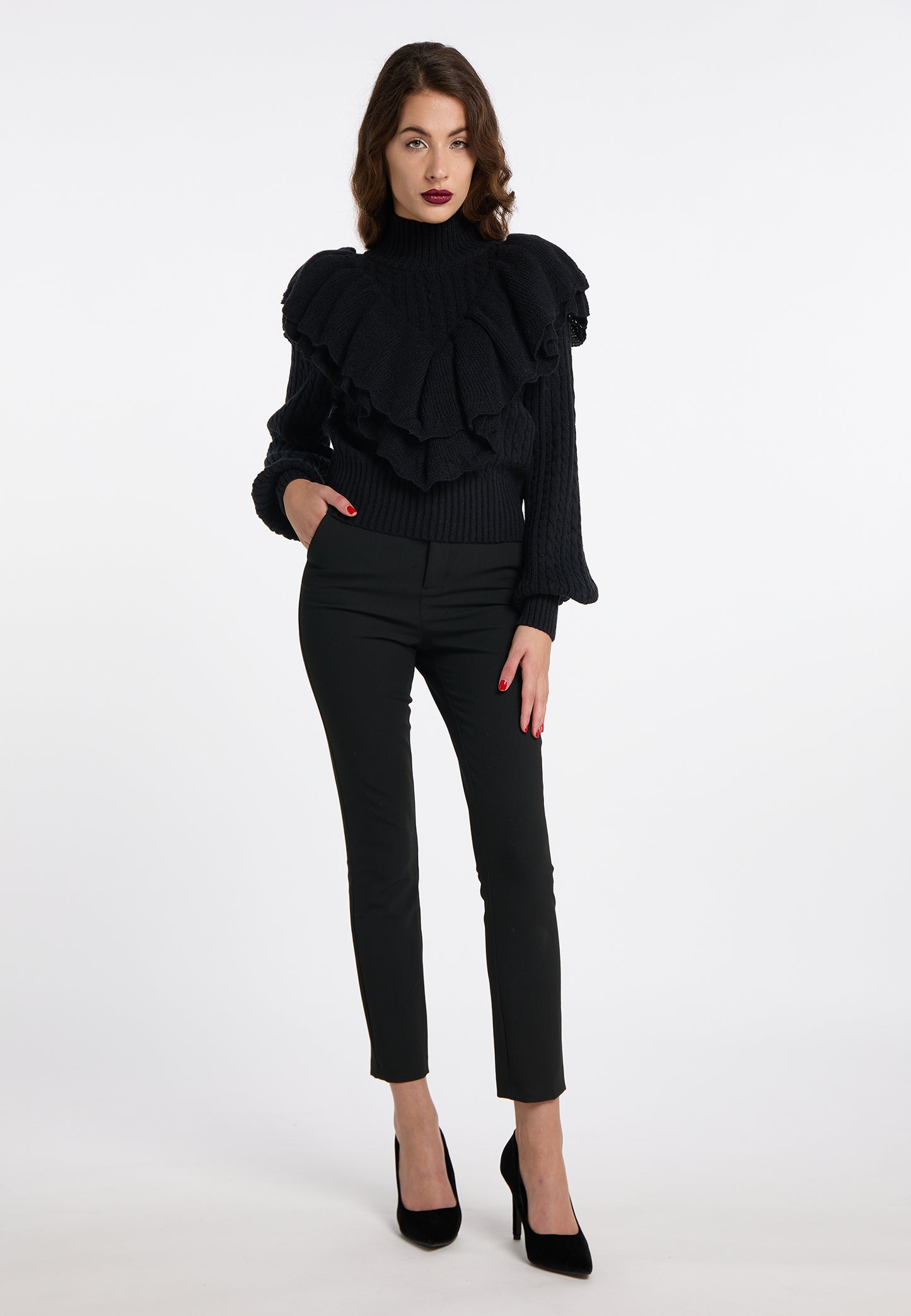 faina women's knitted sweater